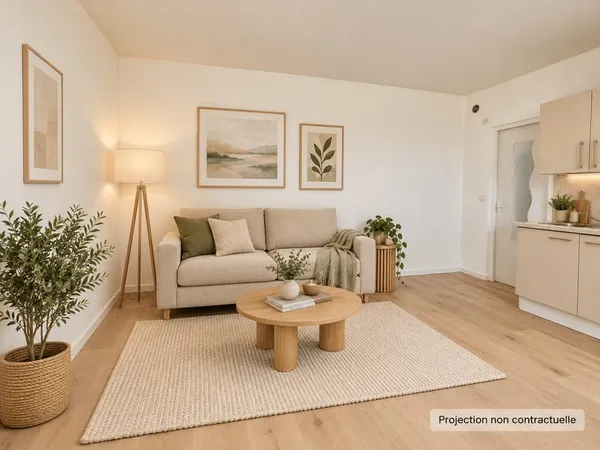 Appartement 1 pièce 23 m²