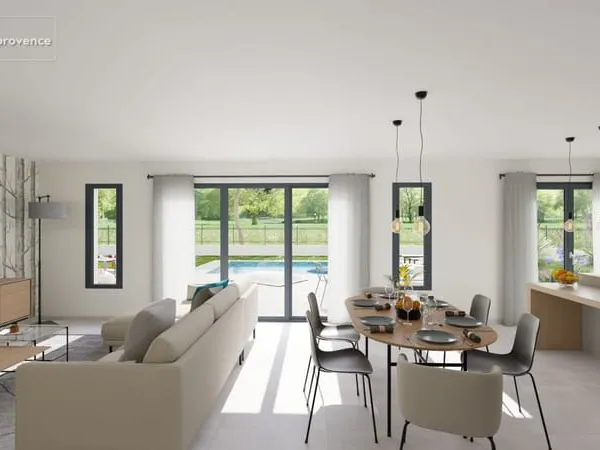 Projet de construction d'une maison 115 m² avec terrain à MONTMEYAN (83)