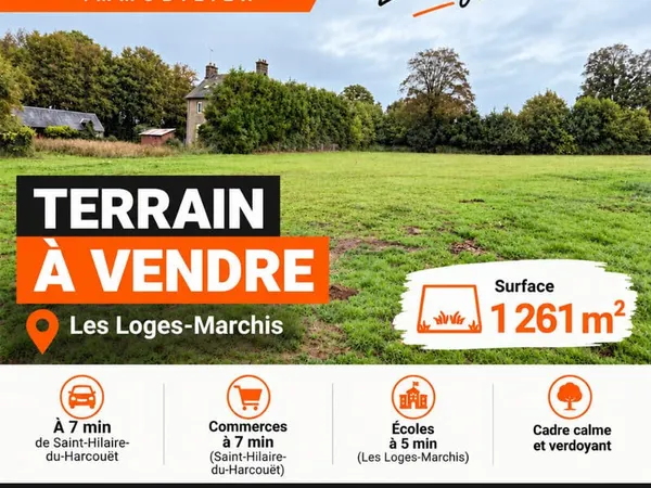 Terrain Les Loges Marchis 1 261 m2