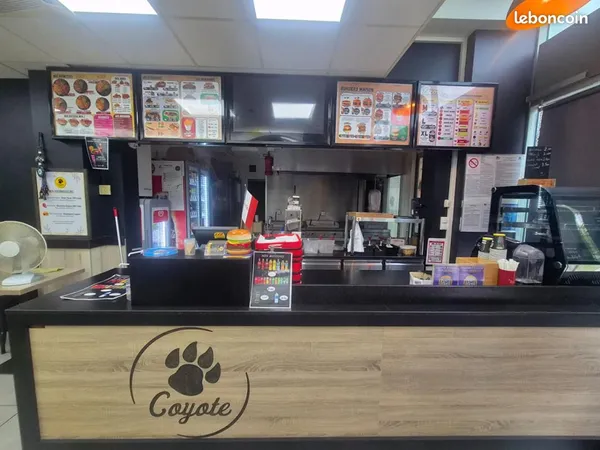 Fonds de commerce restauration rapide 95 m²