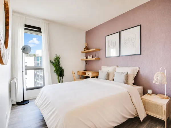 Emménage dans cette chambre calme de 11 m² en coli