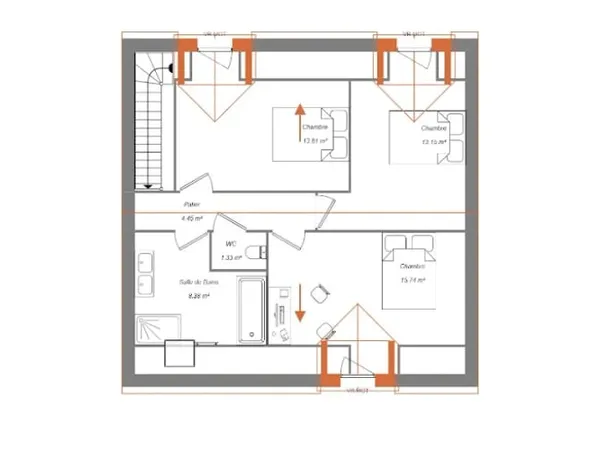 Maison neuve 5 pièces 140 m²