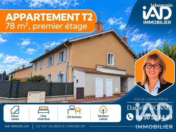 Appartement 2 pièces 79 m²