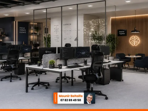 LOCAL PROFESSIONNEL 260 M² - BUREAUX + RDC POLYVALENT - VAL D'EUROPE - 2 PARKINGS