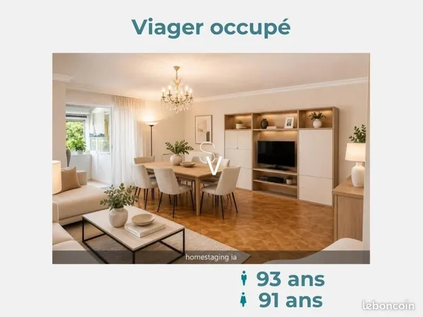 Appartement en Viager 4 pièces 104 m²