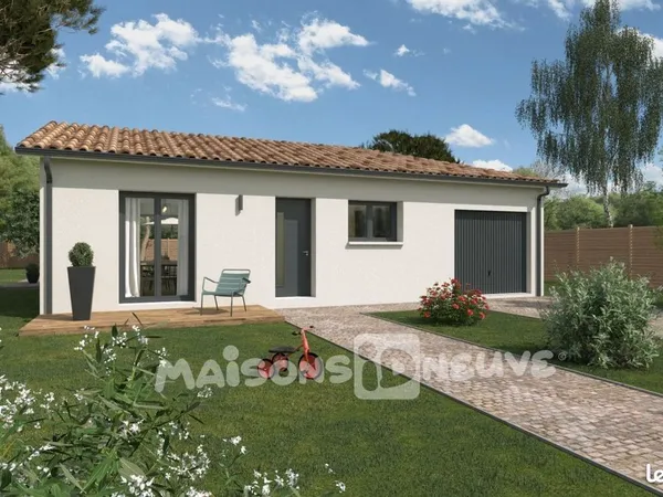 CARBON-BLANC maison 95 M² + Garage sur terrain 650 M²