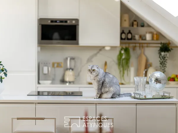 Vends appartement 92m² loft baigné de lumière dans une ancienne teinturerie