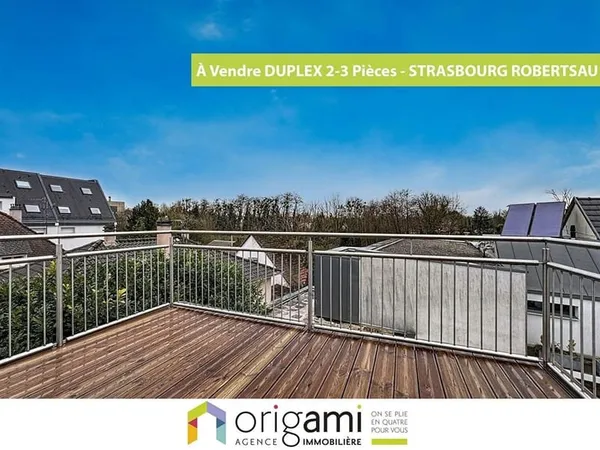 Nouveauté ORIGAMI en EXCLUSIVITÉ - T2 sur la ROBERTSAU