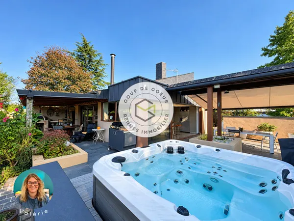Entre Cesson et Domloup maison d'architecte 6 pièces 161.75 m2