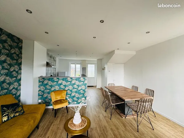 Maison mitoyenne rénovée 3 chambres