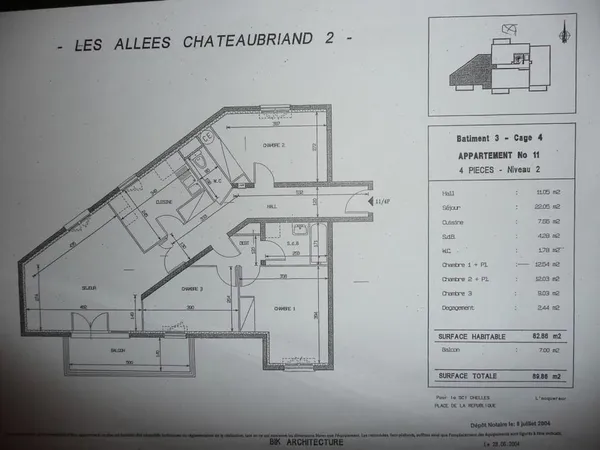 Appartement de 83m2 à louer sur Chelles