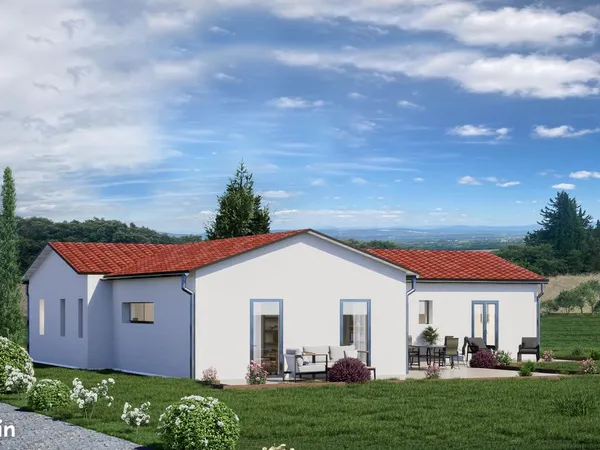 Terrain 3600 m² avec permis purgé - villa 120 m²