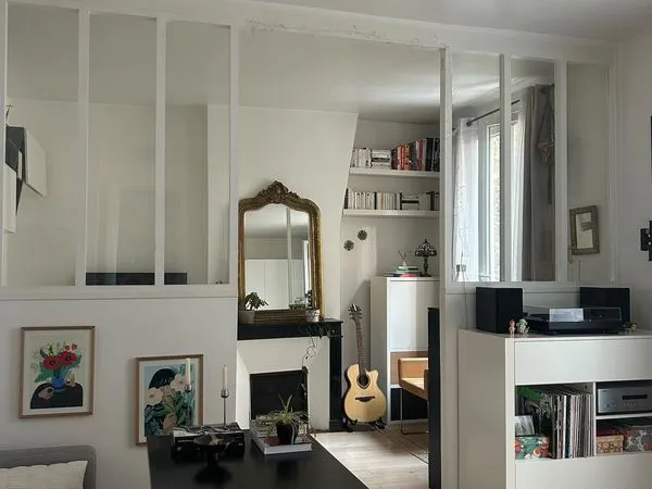Studio meublé 26 m2 Paris 11 - Bail civil uniquement