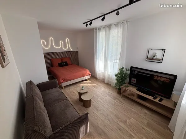 T1 bis meublé et tout équipé
