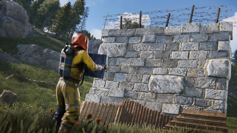Rust : l'upkeep des hauts murs extérieurs après Power Trip — 20 % par jour, ce que coûte vraiment votre compound
