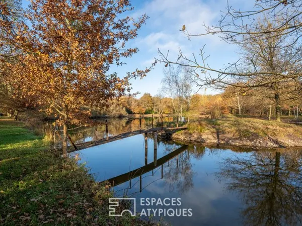 Ancienne commanderie du XVème siècle et son parc avec étang