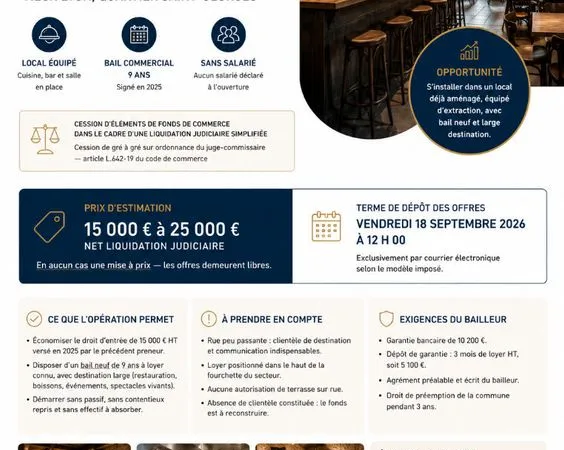 Bar-restaurant 83 m² LYON