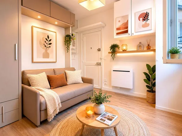 Studio 1 pièce 11 m²