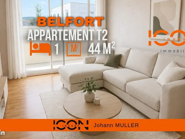 Appartement 2 pièces 45 m²