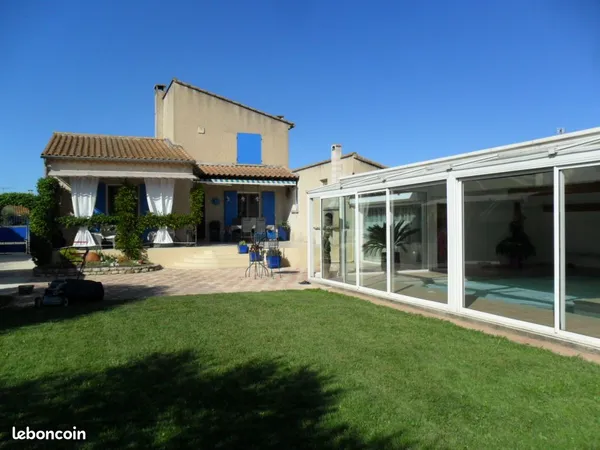Maison 110M + 40 + véranda piscine