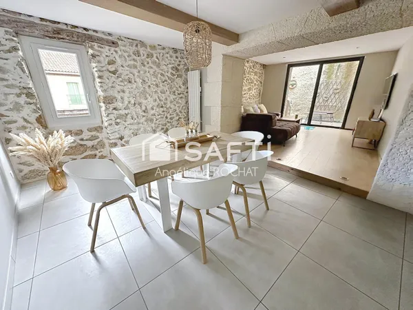 Maison de village en pierre 3 chambres 2 Terrasses - Saint-Geniès-de-Fontedit (34480)