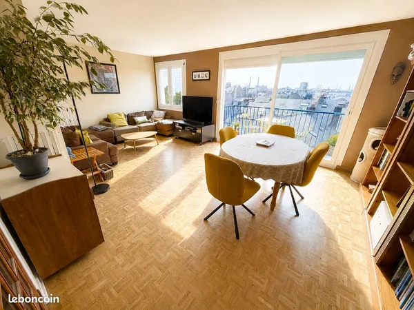 Appartement 3 pièces 77m² + VUE DEGAGEE