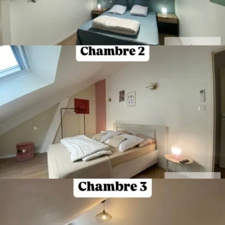COLOCATION de 3 personnes / Appartement meublé 72 m² / 3 chambres / Blois quartier administratif / l