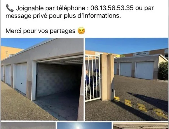 Garage sécurisé à louer