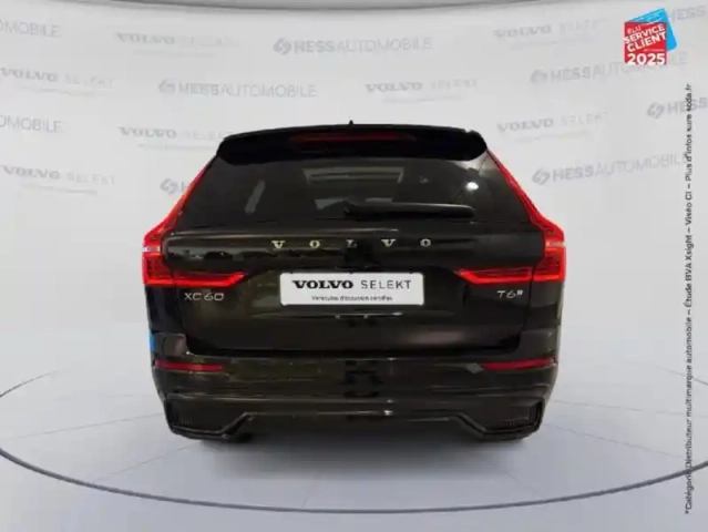 Volvo Xc60 t6 hybride rechargeable 253 + 145ch ultra style dark geartronic 8 awd sieges chauf/cuir volant — photo 7