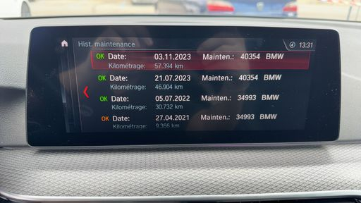BMW Serie 5 518d 150 Steptronic8 - M Sport – 2020 – 138900 km – Diesel – Boîte Automatique — photo 6