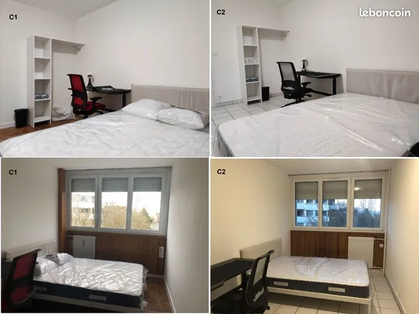 [colocation/coliving]chambre dispo à partir du début octobre 2026 proche des écoles, Cergy préfectur