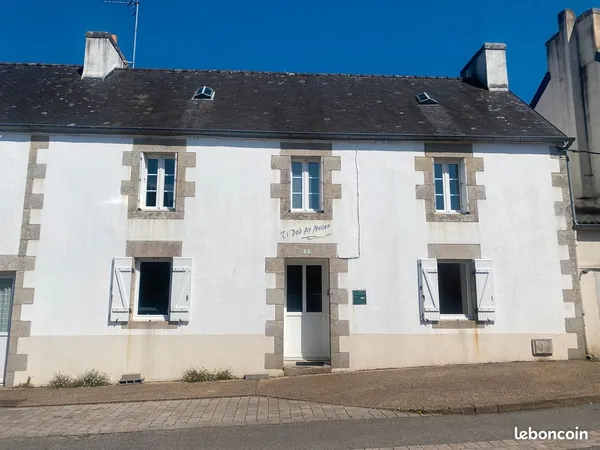 à vendre - maison pierres avec jardin - plomelin