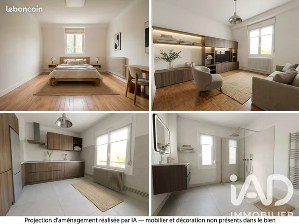 Appartement 3 pièces 62 m²