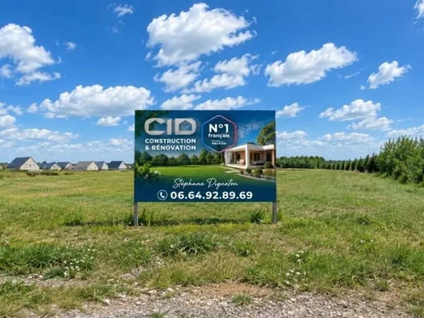 Terrain 374 m²