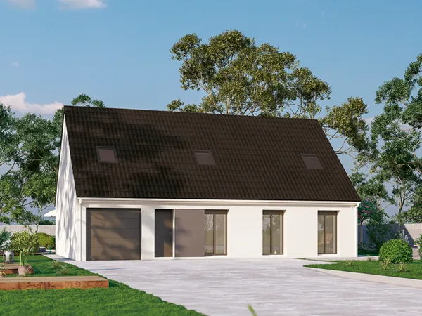 MAISON INDIVIDUELLE 132,84 m² à SAINT LAURENT
