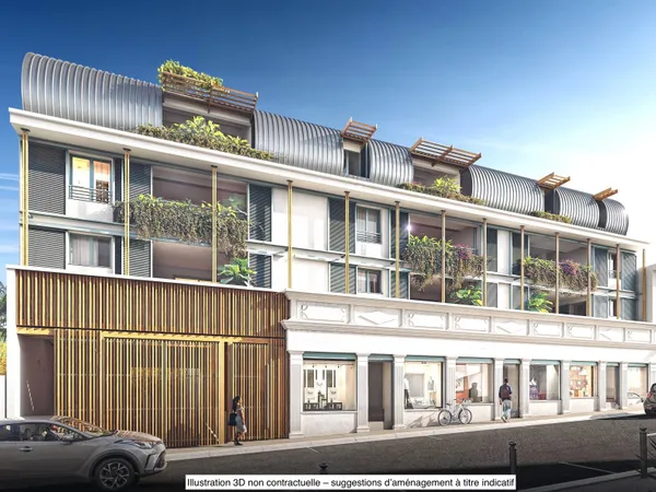 Appartement T2 neuf - ascenseur et place de parking - Carré d’Or de Saint-Denis (Réunion)