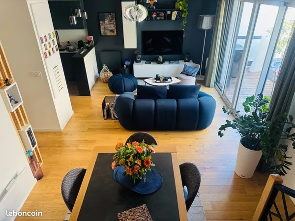 Vends T4 Duplex 113m2 ( dont 20m2 hors loi Carrez )Toulouse centre amidonnier - dernier étage avec v