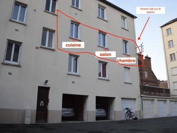 T2 47m2 bd sebastopol , Rennes