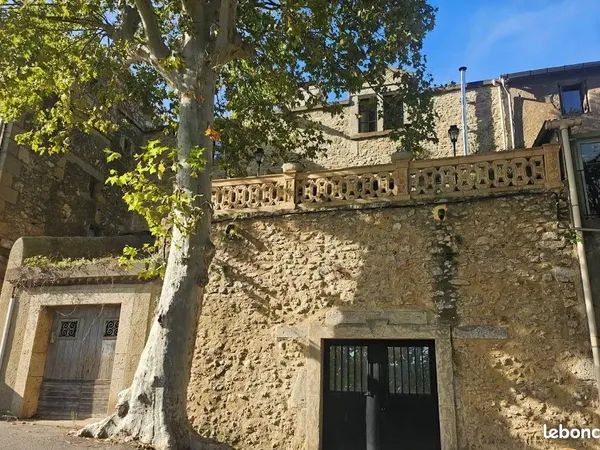Demeure du 16 ème siècle issue d'un ancien château renaissance, avec une superbe terrasse dominante 
