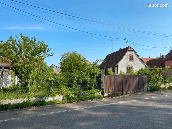 Maison alsacienne avec terrain