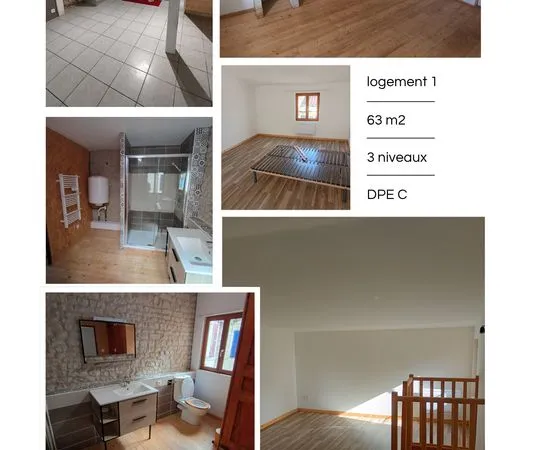 à vendre - ensemble immobilier de 3 logements - niort