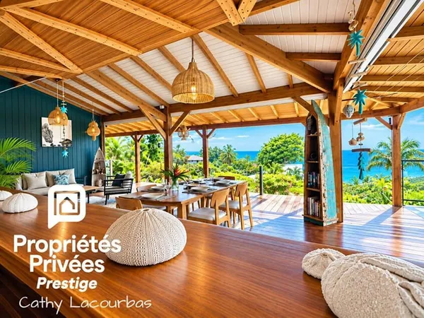 2 Villas rénovées à neuf, vue mer et piscines - Pointe Noire, Guadeloupe