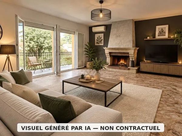 Valergues : Exclusivité : Appartement T5 de 113 m2 habitables avec terrasse et 2 places de stationne