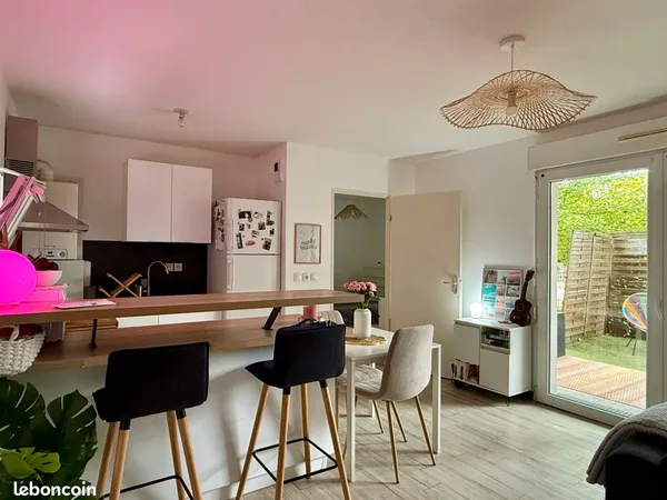 Lanton - Appartement T2 avec jardin, proche plage