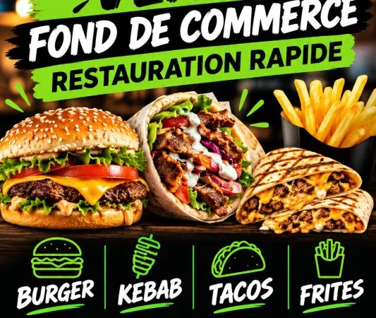 Fonds de commerce 196 m²