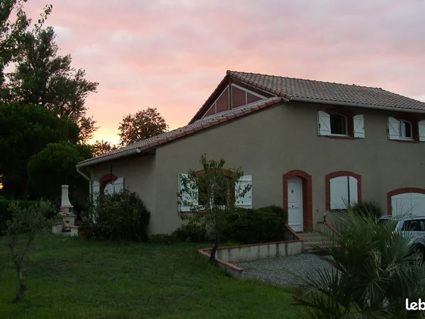 Maison toulousaine 130m2 sur 1350m2