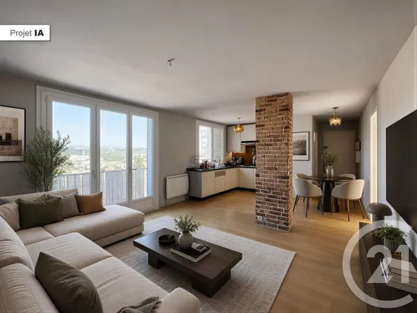 Appartement 3 pièces 57 m²