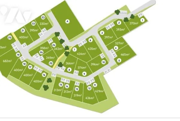 Terrain 370 m²