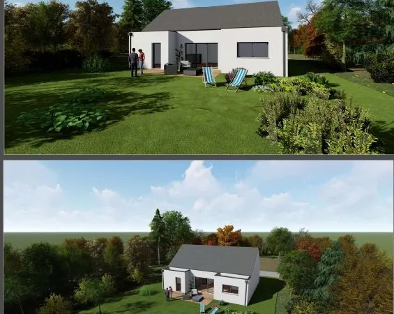 Maison 84 m² avec terrain à SAINTE-ANNE-D'AURAY (56)