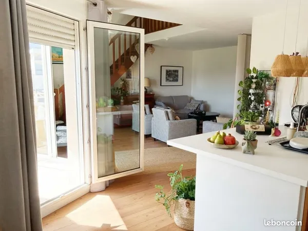 Particulier Toulouse - Quartier Fer à cheval-Duplex T2 (transformable T3) de 61 m² (80 m² au sol) - 